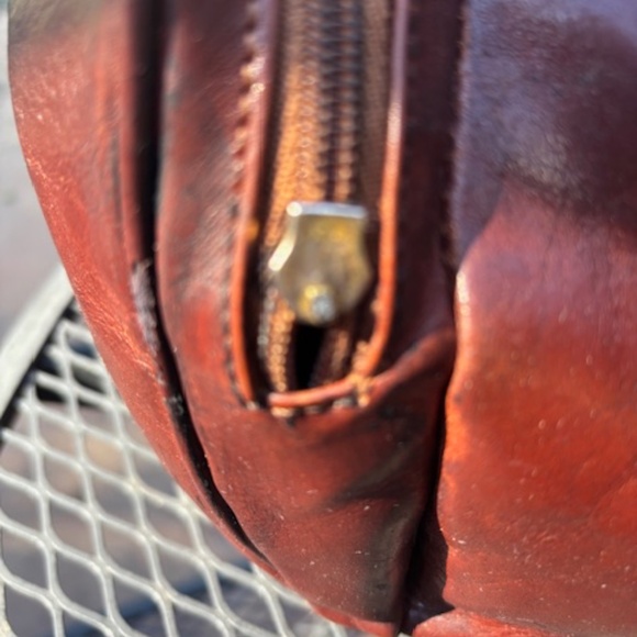 Italian Leather Vintage Backpack- Preowned/Made in Italy
